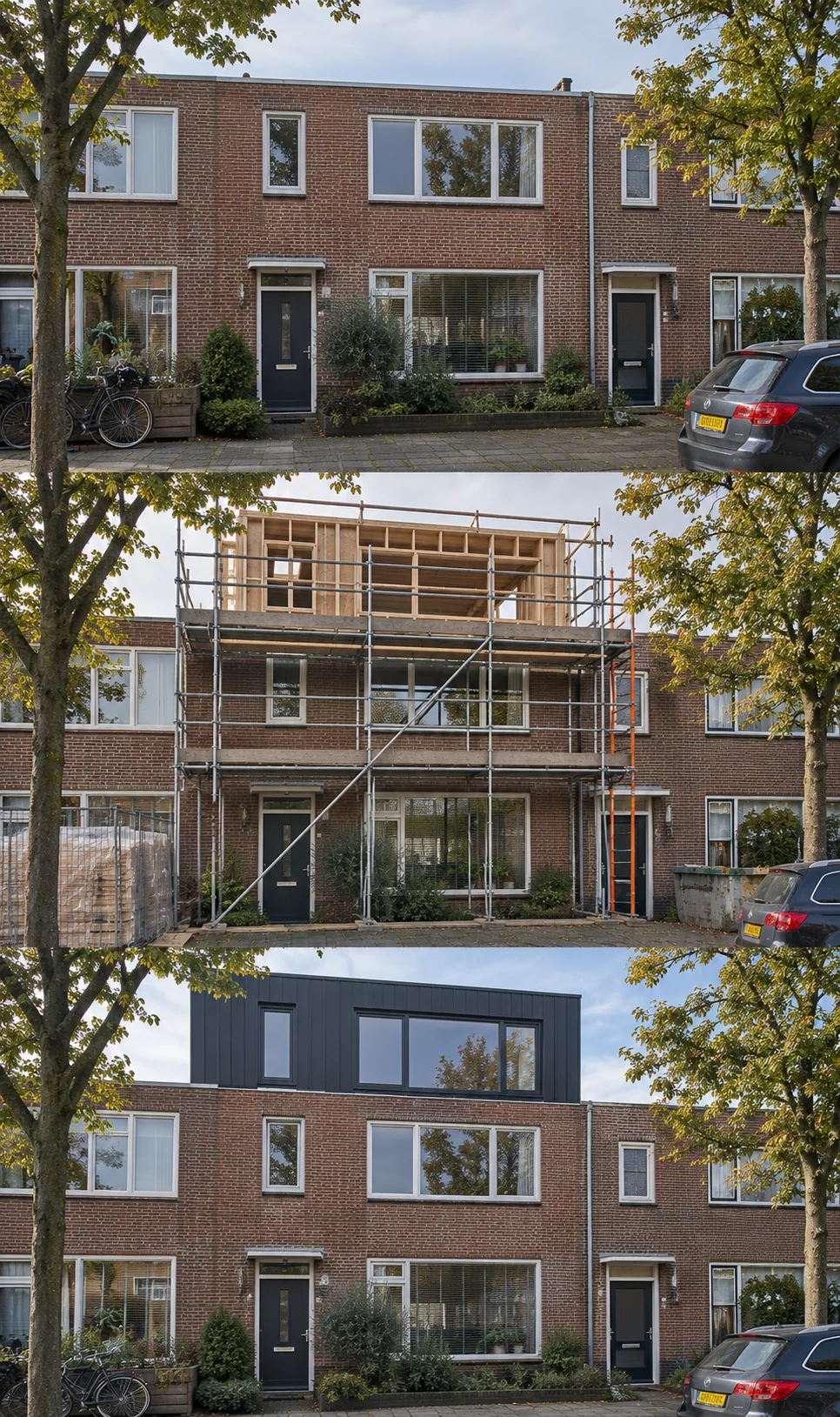 Gegenereerde visualisatie: een extra verdieping boven de stad, oplevering